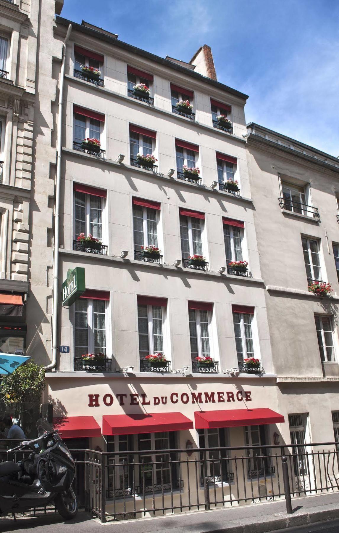 Hotel Du Commerce Paris Exterior foto